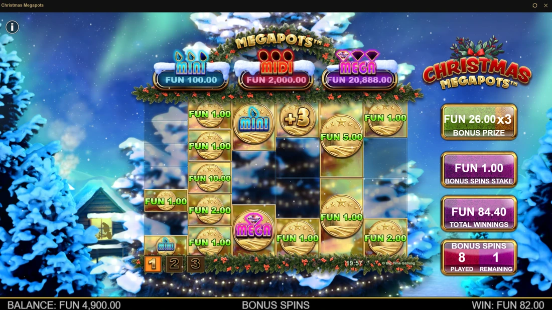 Christmas Megapots Big Time Gaming